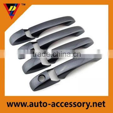Plastic carbon fiber auto parts chrysler 300c car door handle cover