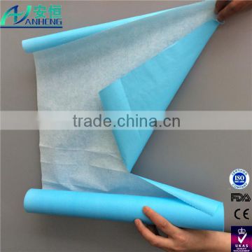 professional manufactory cheap exam paper/disposable medical exam paper roll/pe+paper disposable exam roll