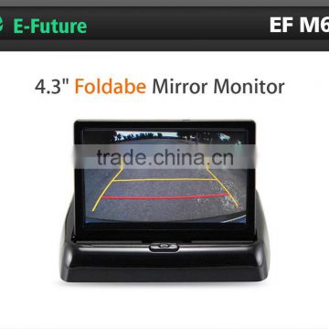 4.3" rear view monitor collapsible folding monitor