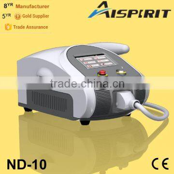 Spiritlaser ND-10 beauty products made in china 1064nm 532nm nd yag laser machines