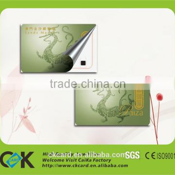 High Quality! Printing RFID/NFC 125khz pvc card with gold manufacture