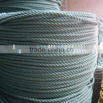 3 strand recycled PE Rope with hot sale