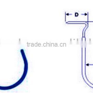 Curved hook nails steel,pvc coated(rigging hardware)