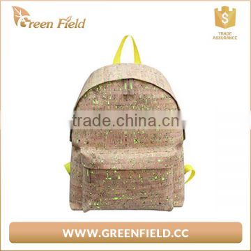 New arrivals unique cork skin bag funny school style backpacks for students