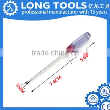 Wholesale PVC handle stainless steel material standard slotted screwdriver