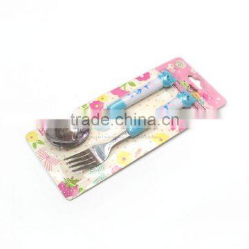 Children Stainless Steel Spoon and Fork