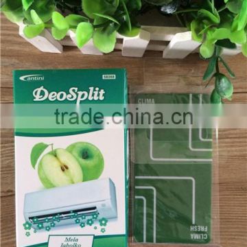 2015 room/office air conditional vent paper air fresher /freshener/freshner with apple scent