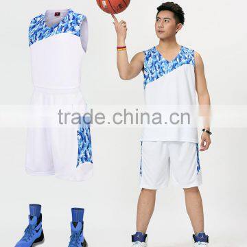 mens digital printing wholesale professional basketball sport wear