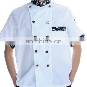 customized cotton/polyester chef coat