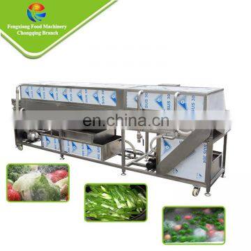 DUP-5000 CE Approved Top and Bottom Spray Vegetable and Fruit Washing Cleaning Machine
