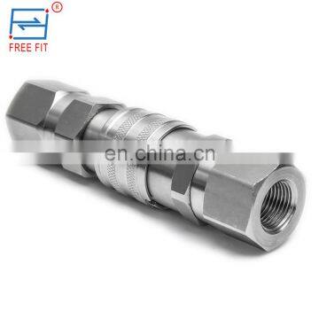 hose connectors coupler NPT flat face quick coupling hose with quick release couplings