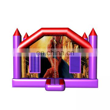 Pink and Purple Spider Man Bounce House Inflatable Bouncer Spiderman Jumping Castle