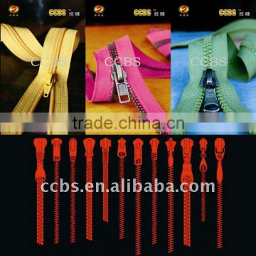Quality No.5 Fashion Metal Plastic Nylon Zipper for sale