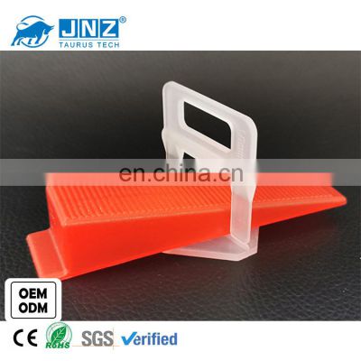 JNZ premium factory plastic tile clips and wedges green red tile leveling system