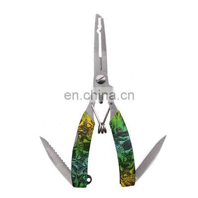 New product Fishing Pliers Fishing Tools Line Cutte stainless steel Scissors Hook Remover
