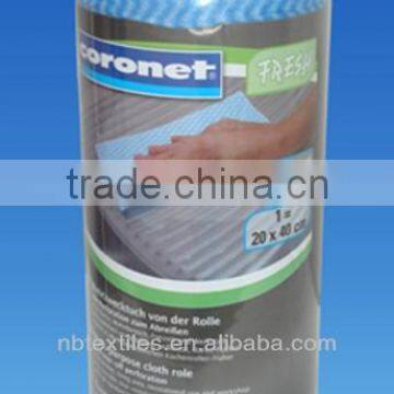 spunlace nonwoven cleaning wipes rolls