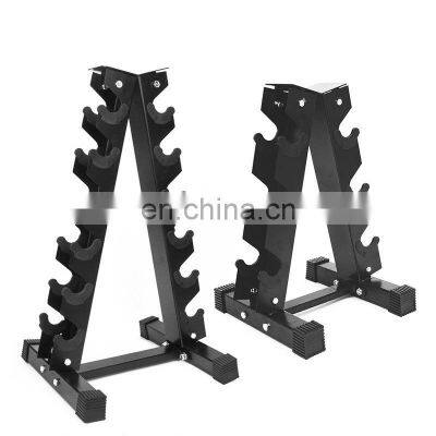 Weight Training Home Gym 3 4 5 6 10 Tier Weight Rack for Dumbbells Equipment Hex A-Frame Dumbbell Rack