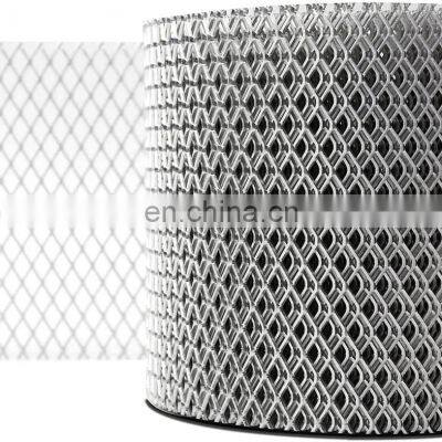 Galvanized flattened expanded metal mesh filter outer wire mesh