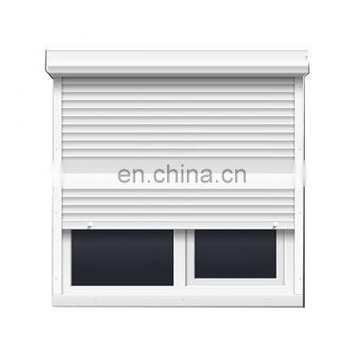 Australia standard window white color upvc windows with mosquito net and roller shutter