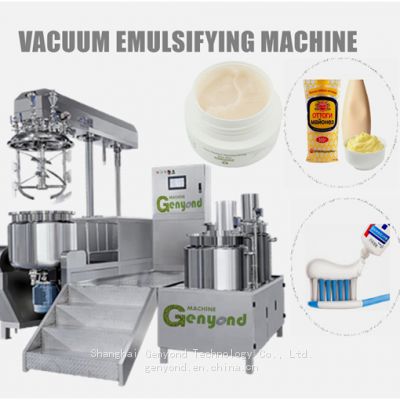 Vacuum emulsifier machine