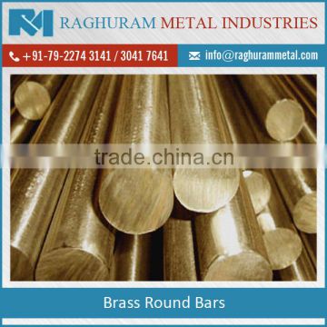 Round Brass Bar at Factory Price by Reputed Dealer of the Market