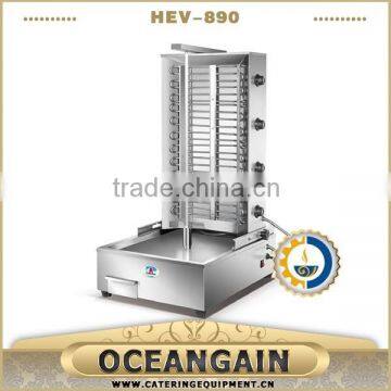 electric shawarma doner kebab machine with 2 element