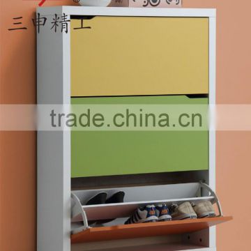 China Factory Home Cheap MDF Shoe Rack