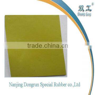 yellow colour SBR rubber sheet