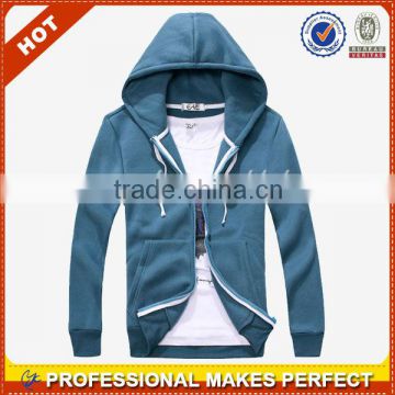 Custom new design men's plain hoody wholesale (YCH-C0063)