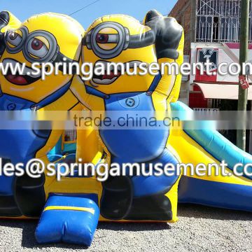 Best price Home used Minions inflatable PVC mini bouncers for sale SP-CB006