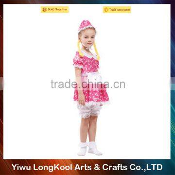 New arrival best selling halloween sexy kids princess costume pink fancy dress costume