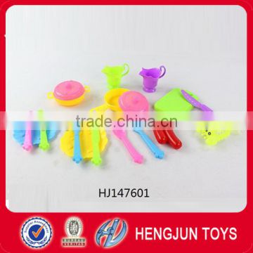 eco-friendly plastic toys tableware for kids gift