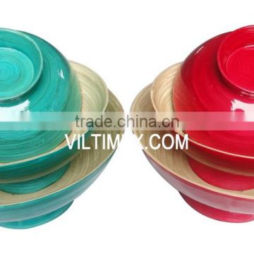 New design bamboo bowl with high quality