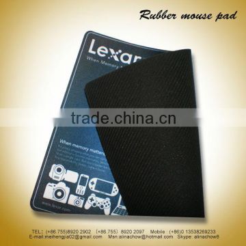 Fabric Mouse Pad with rubber base
