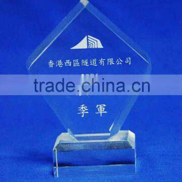 clear plastic acrylic medal, ISO factory products