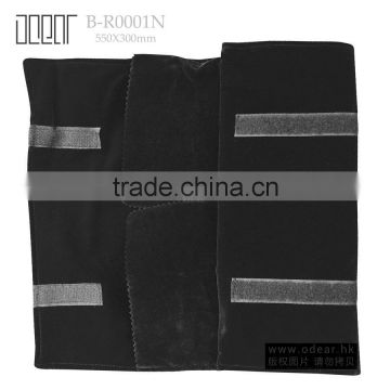 Black PU leather professional necklace folding