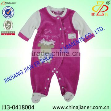 new arrival lovely cute embroidery cheap baby grows
