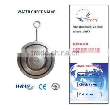 Wafer Check valve ,stainless steel wafer type single disc swing check valve