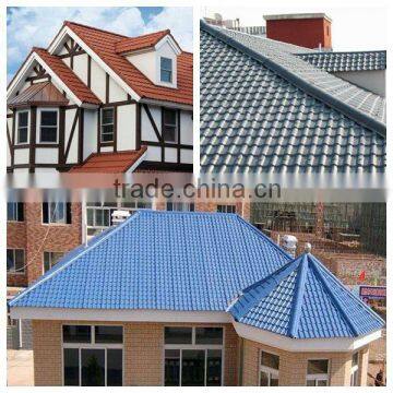 asa pvc resin plastic roof tile for villa