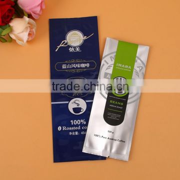 customized side gusset aluminum resealable bags for coffee