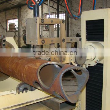5 axis tee hole/miter cutting cnc steel pipe profile plasma cutting machine