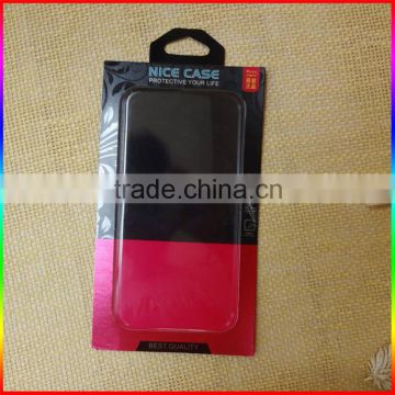 Cheap cell phone case blister packaging with hook
