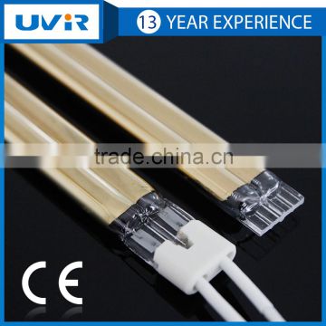 Alibaba China UVIR No.THG100153 Short Wave Twin Tube Gold Refletor 115V 450W Near Infrared Lamp