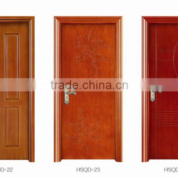 Foshan WPC wooden plastic door cheap price with certification