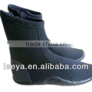 full cut neoprene dive boots water boots with zipper
