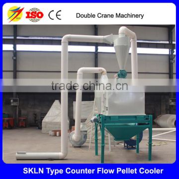Feed pellet cooler system for feed pellet prodction application