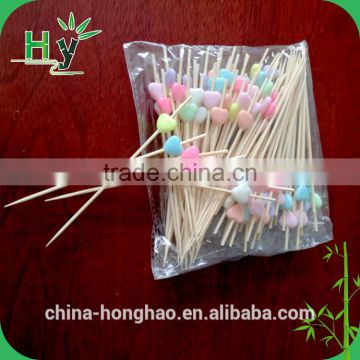 Latest hot selling eco-friendly bamboo fruit pick with best price