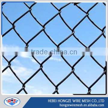 School playground 9 gauge diamond hole pvc coated chain link fencing