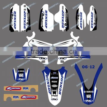 DST0007TEAM GRAPHICS&BACKGROUNDS DECALS STICKERS Kits FOR YAMAHA YZ125 YZ250 2002 2003 2004 2005 2006 2007
