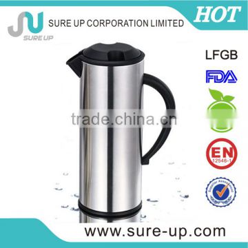 2014Hotel use glass liner pouring tea and coffee water pot hiking vacuum flask(JGAA-A)